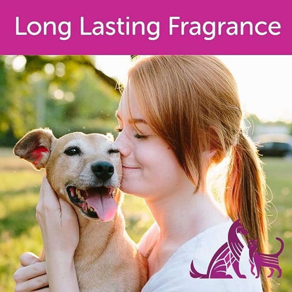 Nootie Daily Spritz mist application demonstrates easy spray for quick grooming.