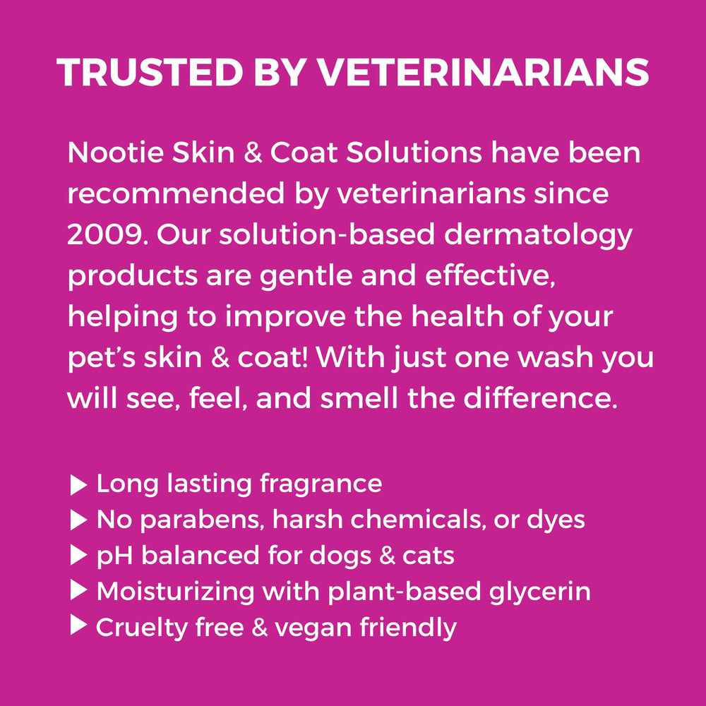 Nootie Japanese Cherry Blossom Shampoo gallon soft coat after wash