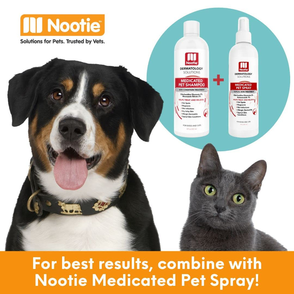 Nootie medicated spray made-in-usa label emphasizes domestic production.