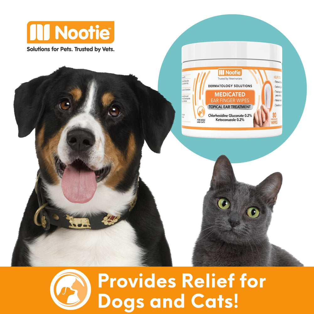 Nootie 80-wipe pack for easy daily ear care