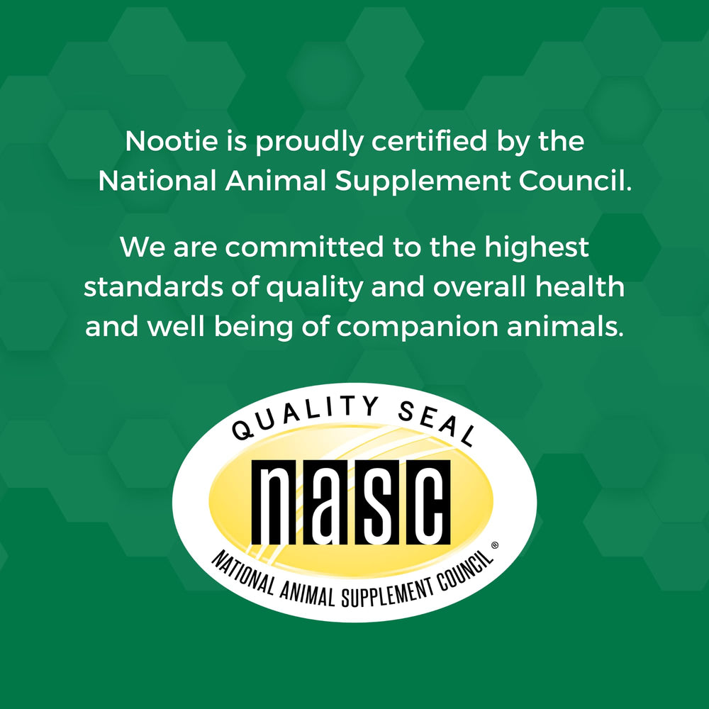 NASC-certified US-made Progility Mini label highlights quality ingredients.