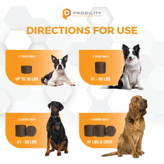 Nootie Progility probiotic icon plus ingredients representing better nutrient absorption.