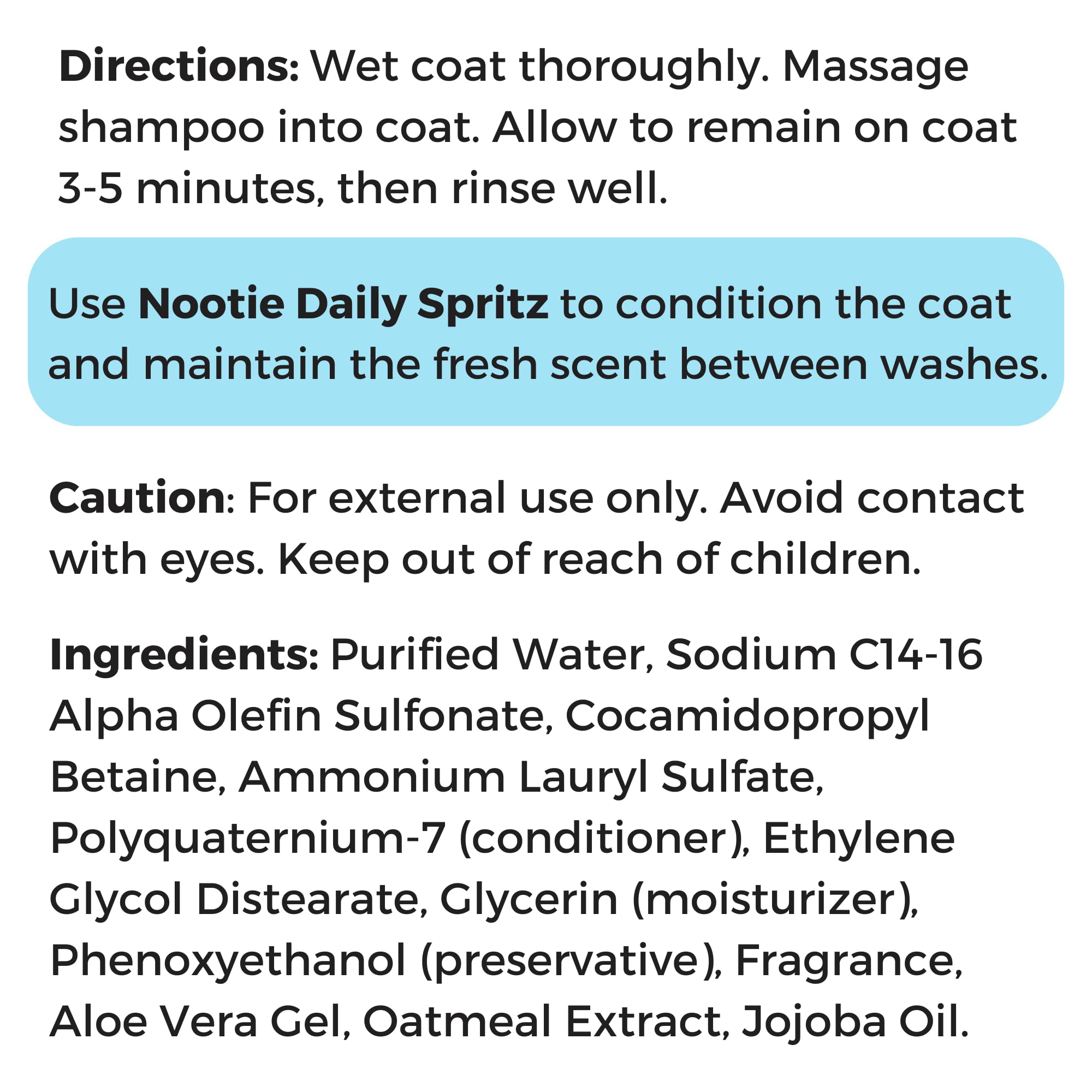 Nootie soap-free bottle emphasizes a mild cleansing experience.