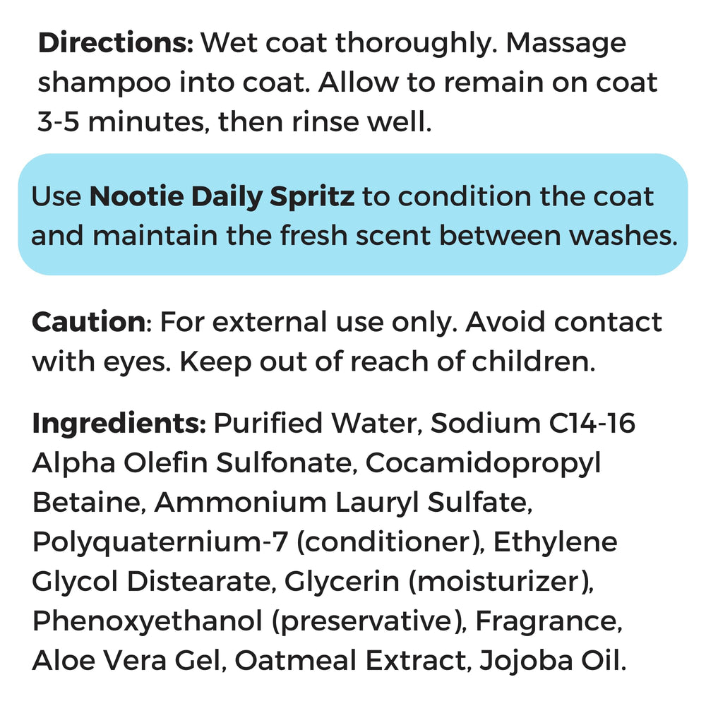 Nootie soap-free bottle emphasizes a mild cleansing experience.