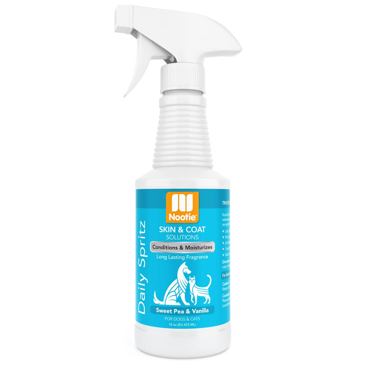 Nootie Sweet Pea Vanilla Daily Spritz bottle for quick freshening between baths