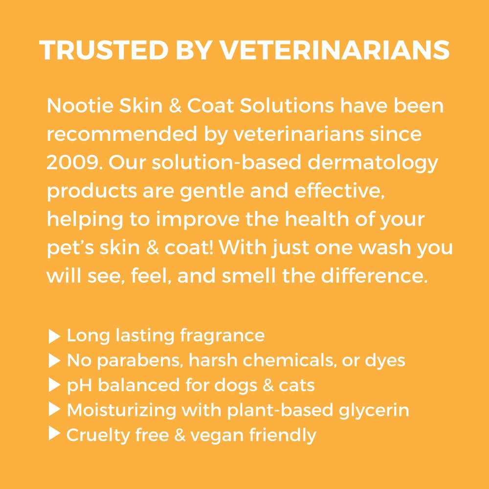 Nootie Warm Vanilla Cookie shampoo lather suggests moisturizing wash with pleasant scent.