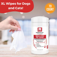 Nootie wipes label highlights chlorhexidine and miconazole for skin and ear care.