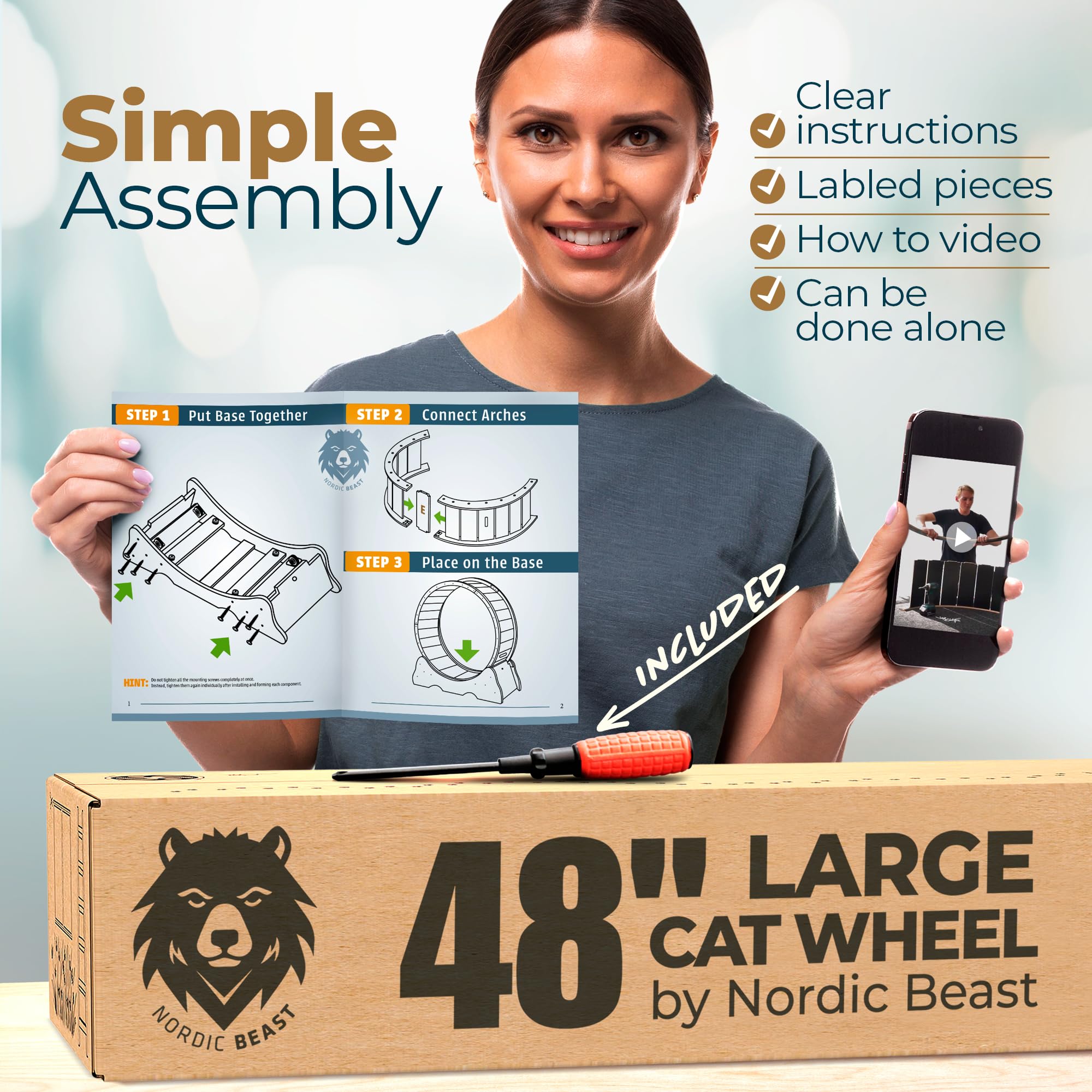 Nordic Beast 9-layer plywood with waterproof coating resists wear