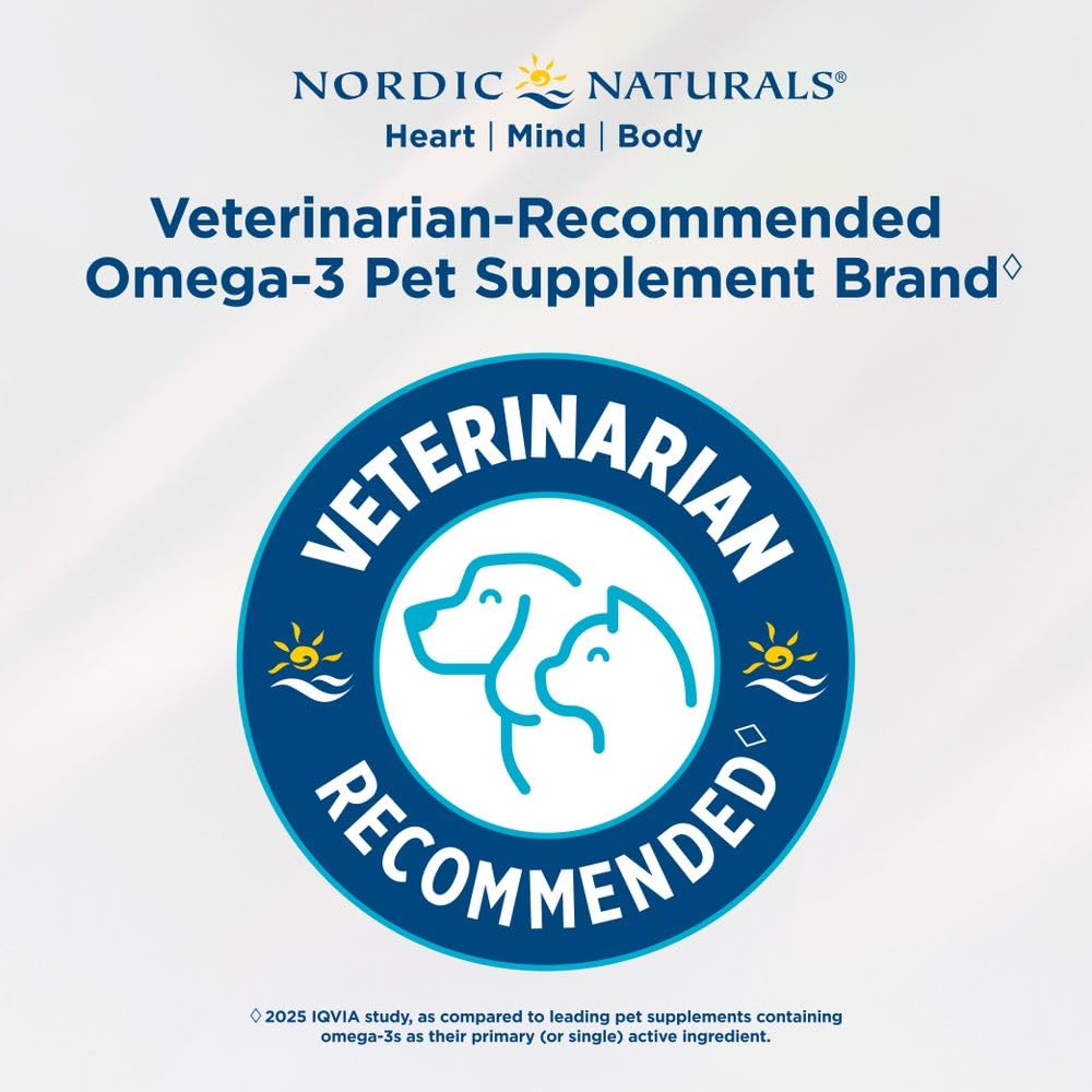 Nordic Naturals Omega-3 Pet quality seal and safety standards