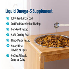Nordic Naturals Pet Cod Liver Oil bottle cap sealed for purity