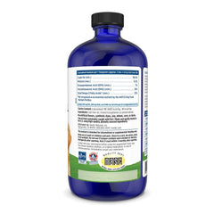 Nordic Naturals Pet Cod Liver Oil label with dosage guidance