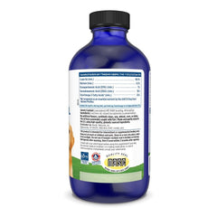 Nordic Naturals Pet Cod Liver Oil pour shot showing easy dosing and convenience
