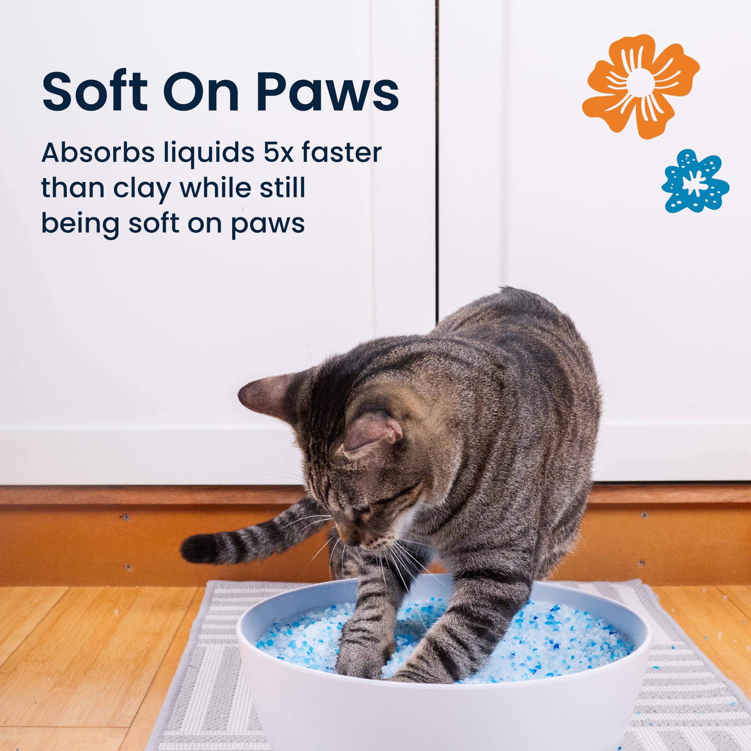 North Star Pets Crystal Clean lightweight design for easy handling.