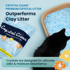 North Star Pets Crystal Clean odor control locks in smells quickly.