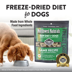 Northwest Naturals bite-sized lamb nuggets ideal for training rewards.