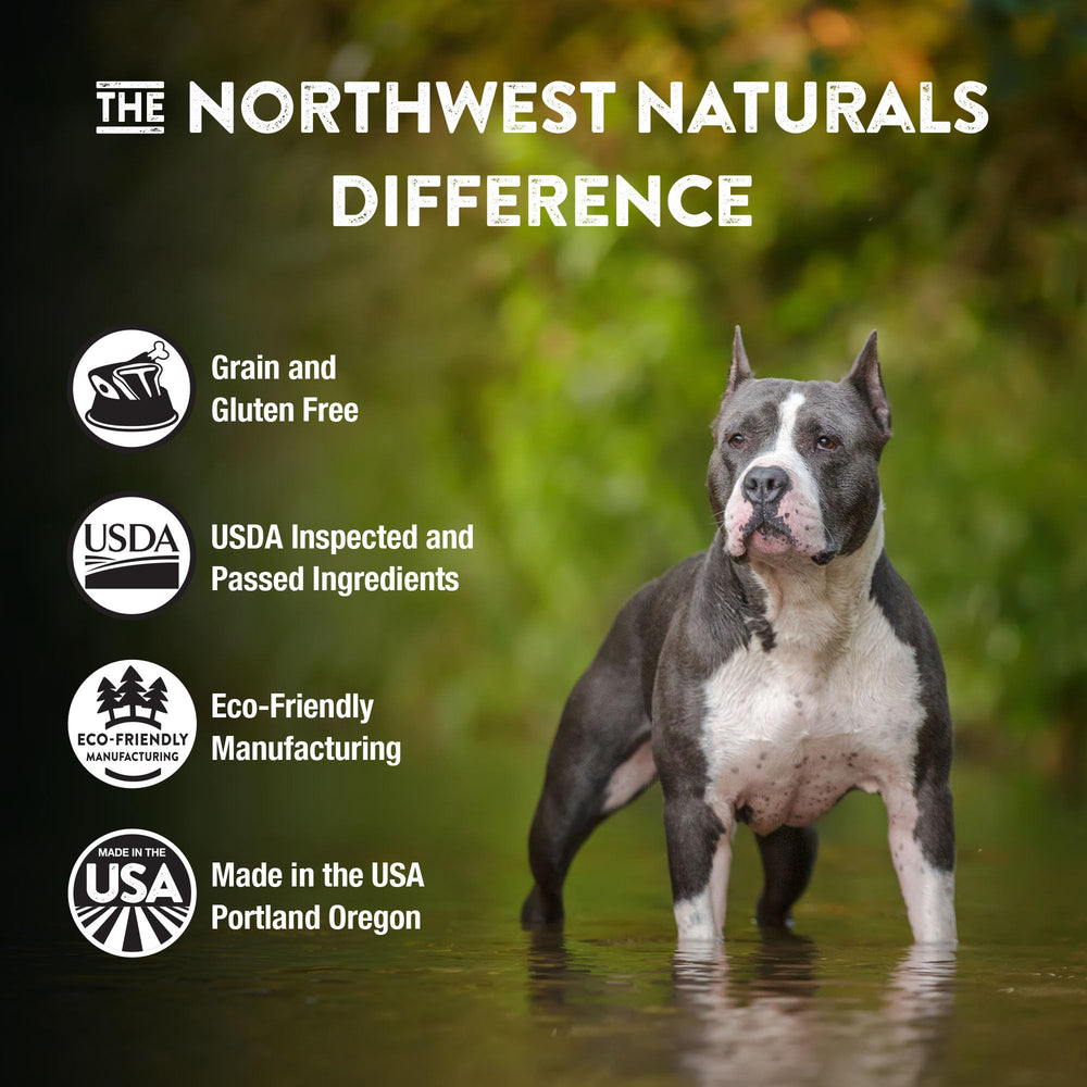 Northwest Naturals easy-open packaging for travel-friendly feeding.