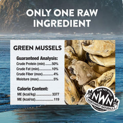 Northwest Naturals freeze-dried treats; travel-friendly packaging for on-the-go pets.