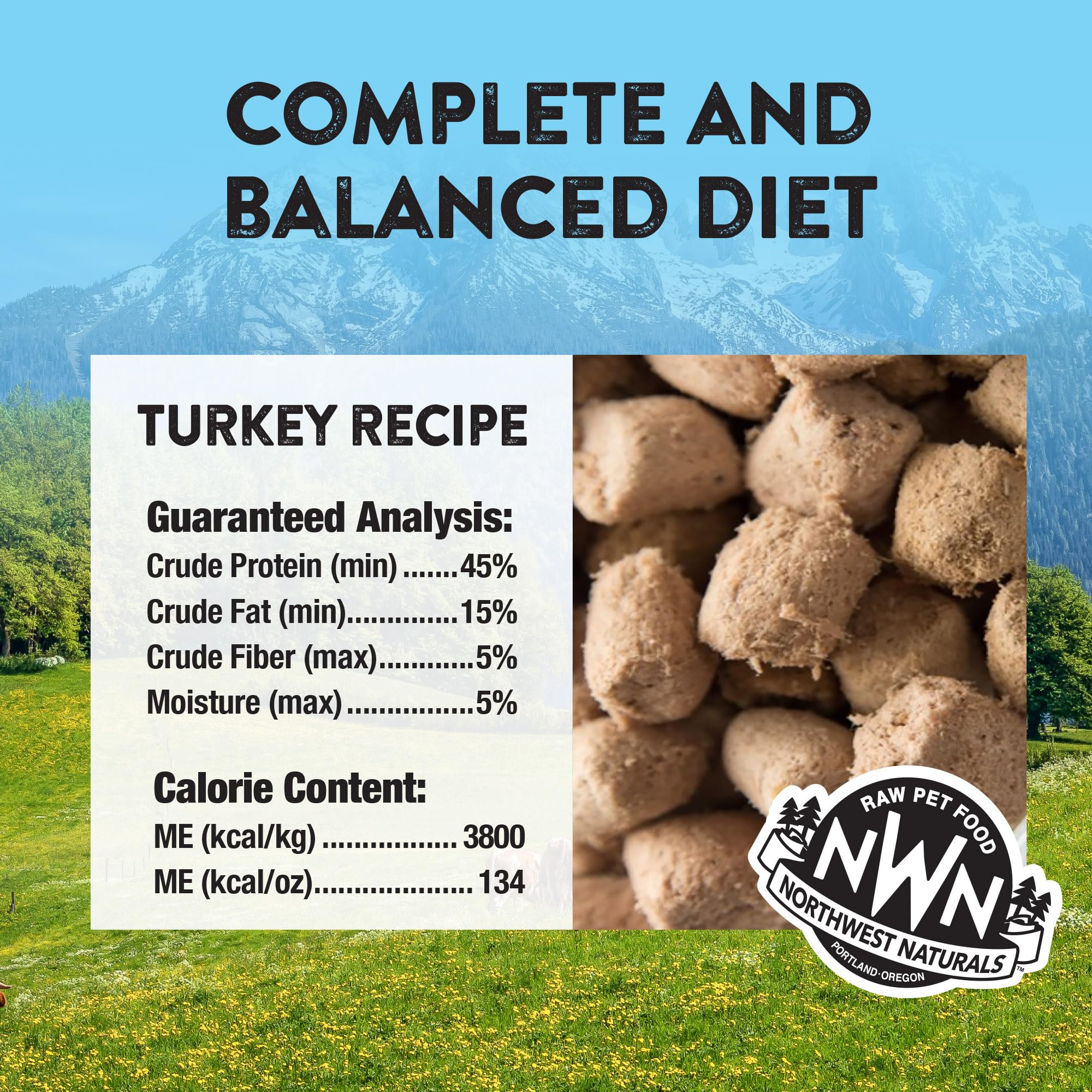 USA-made Northwest Naturals packaging on a countertop