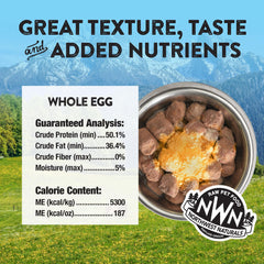 Close-up texture of Northwest Naturals topper showing crisp, appealing bits.