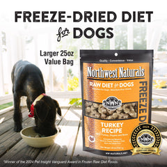 Grain-free turkey bites from Northwest Naturals support easy, protein-rich daily meals.