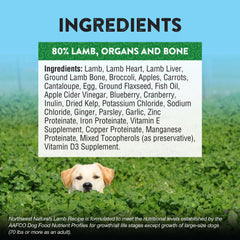 Northwest Naturals human-grade ingredients with on-site USDA inspection for safety.