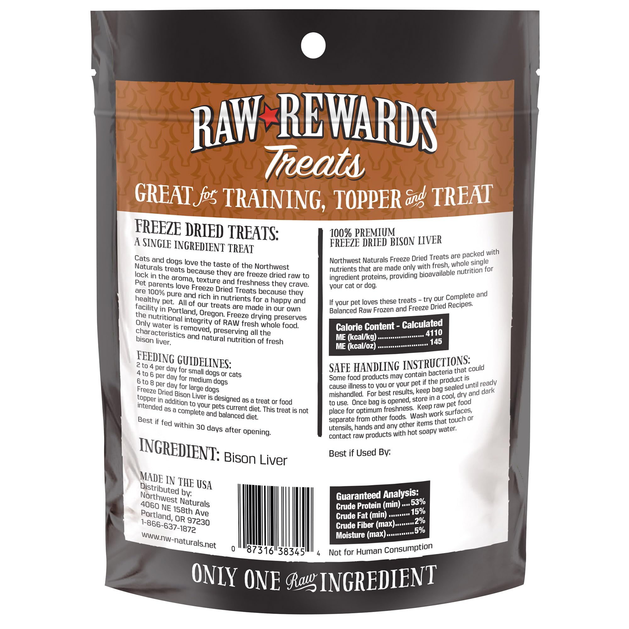 Northwest Naturals USA-made seal highlighting domestic production and quality.