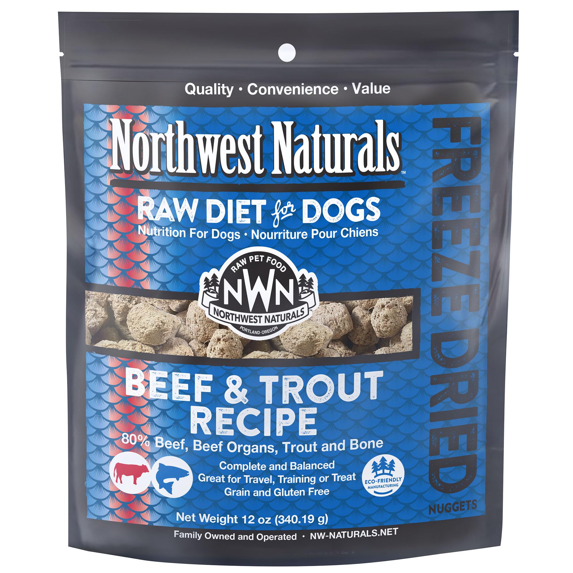 Northwest Naturals bite-sized nuggets for training rewards.