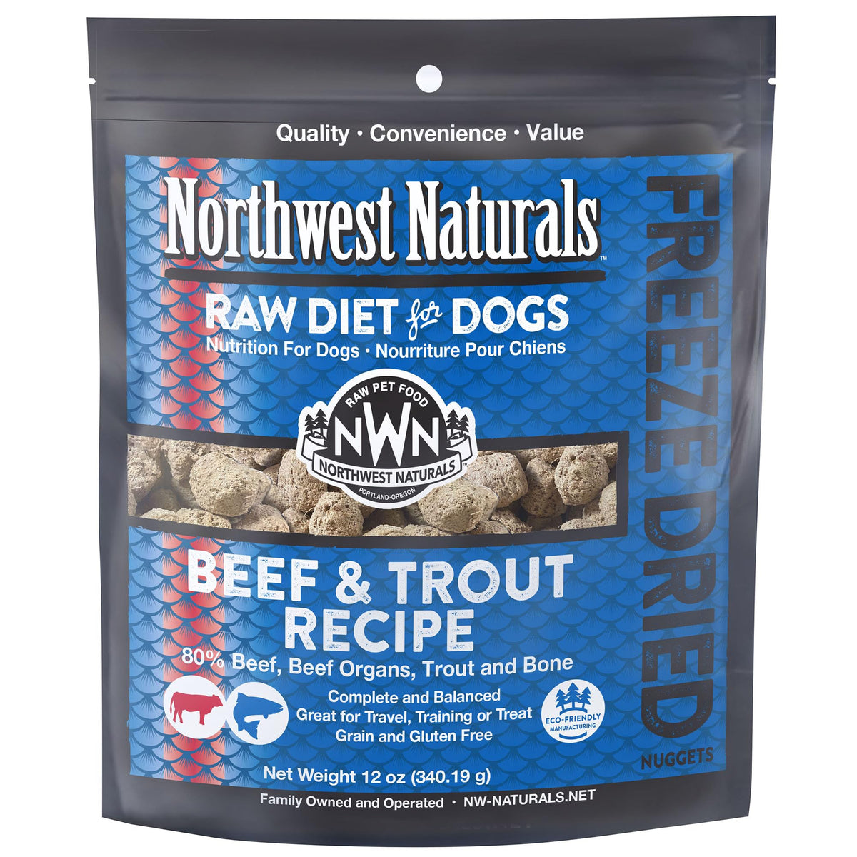 Northwest Naturals bite-sized nuggets for training rewards.