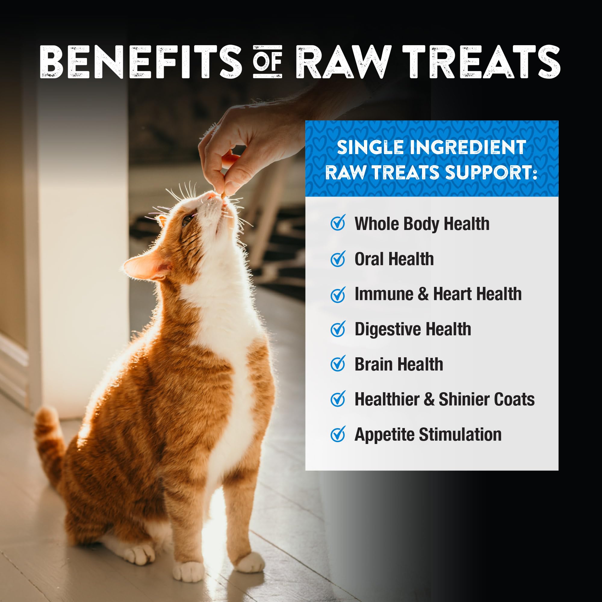 Northwest Naturals Raw Rewards chicken heart bites close-up label highlighting ingredients