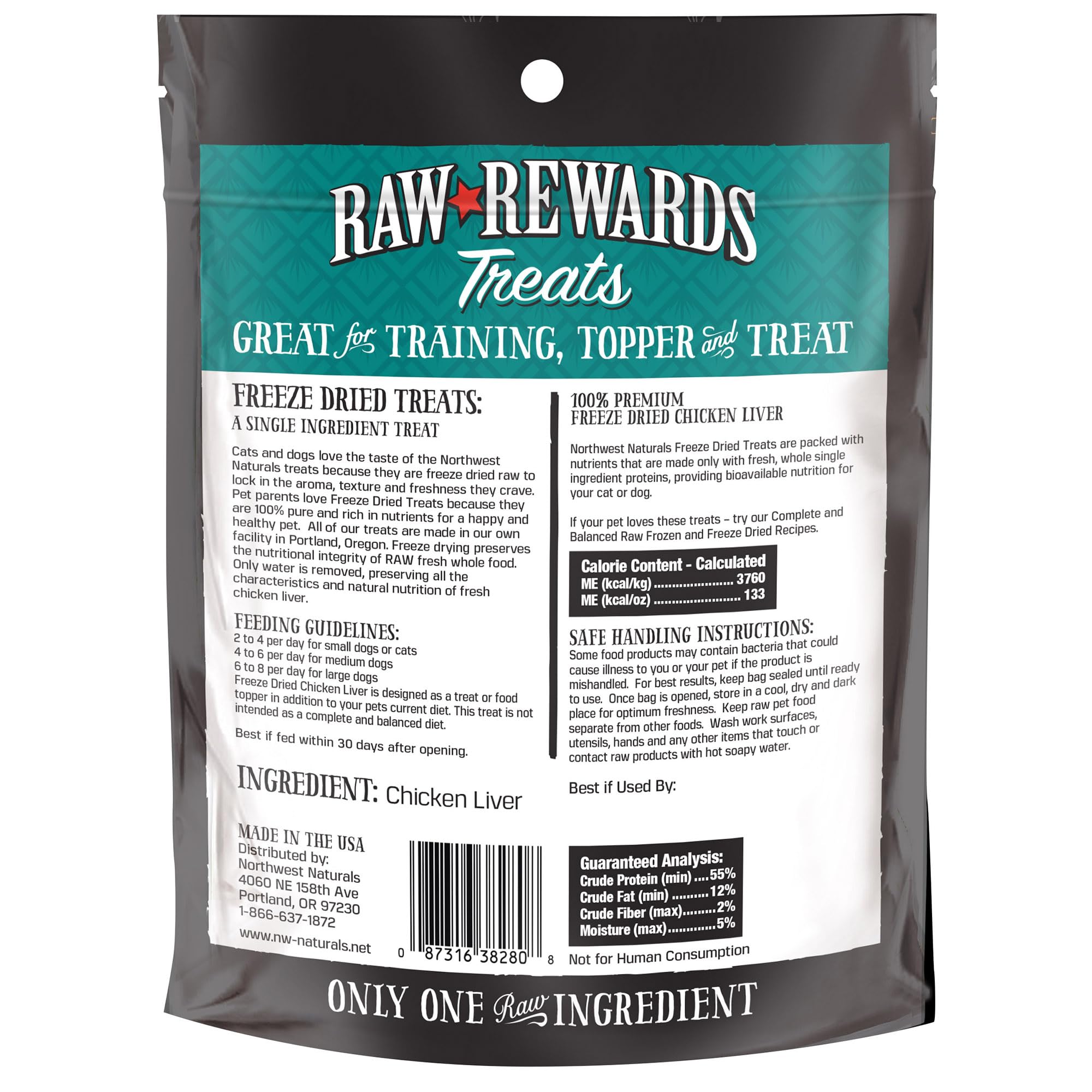 Small dog and cat beside Northwest Naturals treats to show shared, versatile use