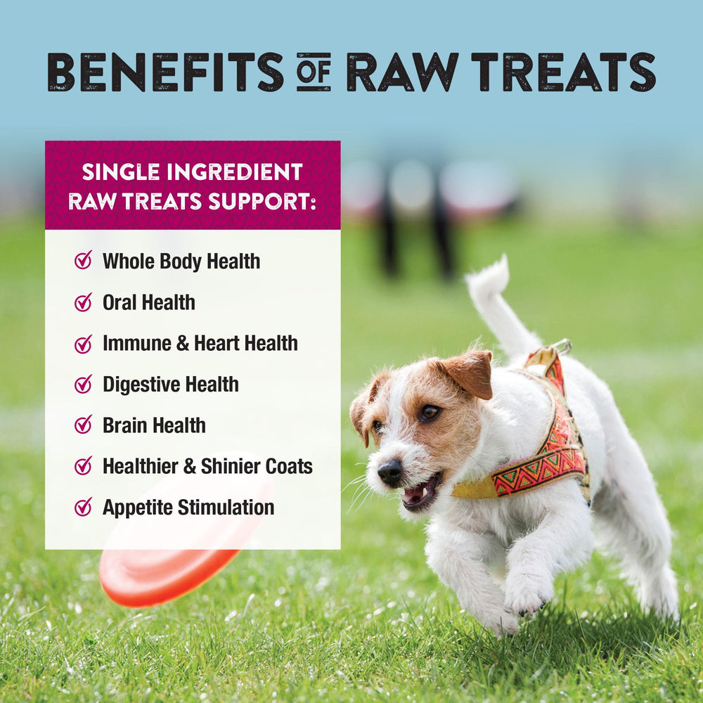Northwest Naturals beef heart morsels are easy to portion for pets of all sizes.