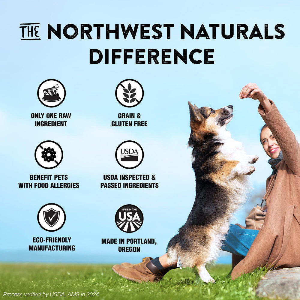 Northwest Naturals Raw Rewards USA-made treats, proudly produced in the United States.