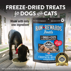 USDA inspected facility badge on Northwest Naturals Raw Rewards packaging.