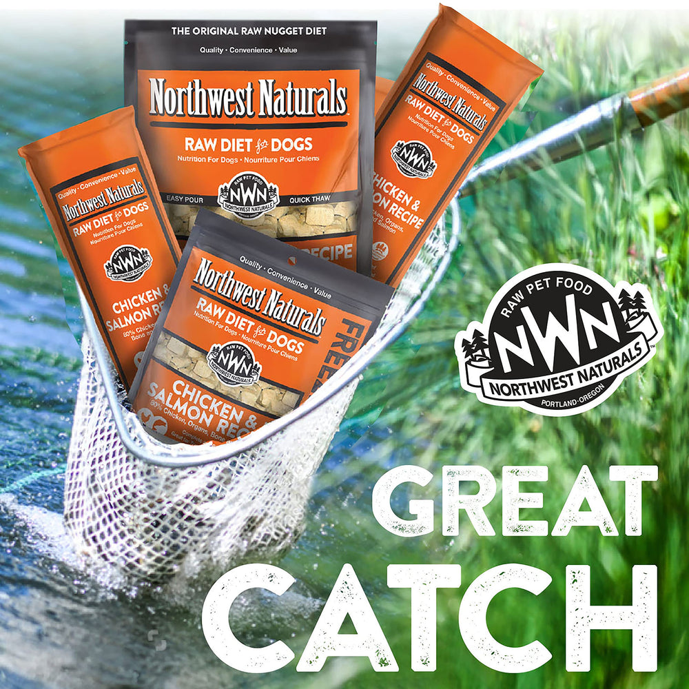 Northwest Naturals travel-friendly, easy-open pouch for feeding on the go.