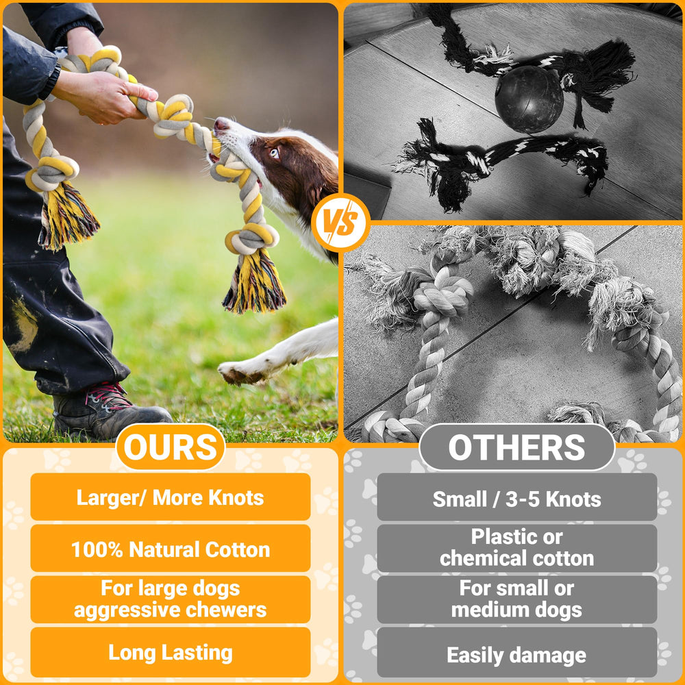 Norvy Durable Rope Toy for training and fetch, built for long play sessions.