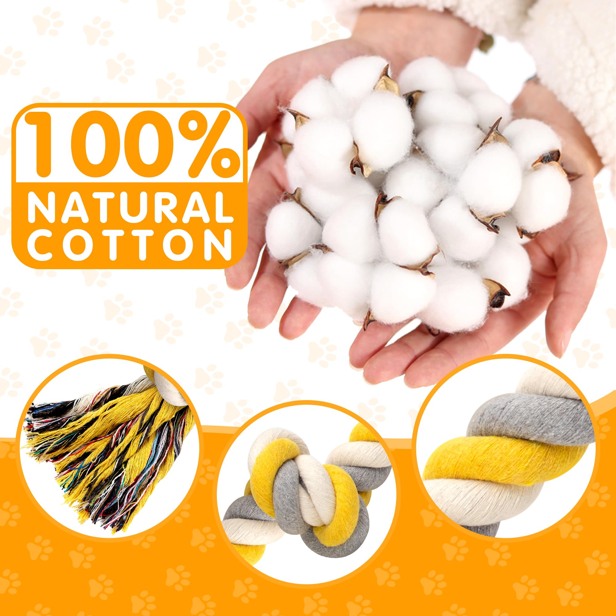 Norvy Heavy-Duty Rope Toy for large breeds, designed to withstand aggressive chewing.