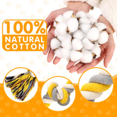 Norvy Heavy-Duty Rope Toy for large breeds, designed to withstand aggressive chewing.