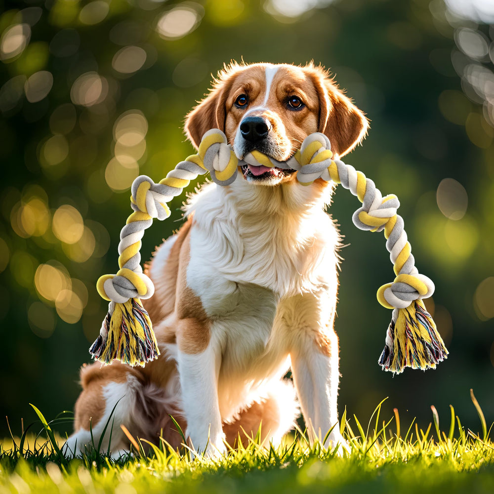 Norvy 3.3-feet Tug Rope Toy, ideal for training and engaging play.
