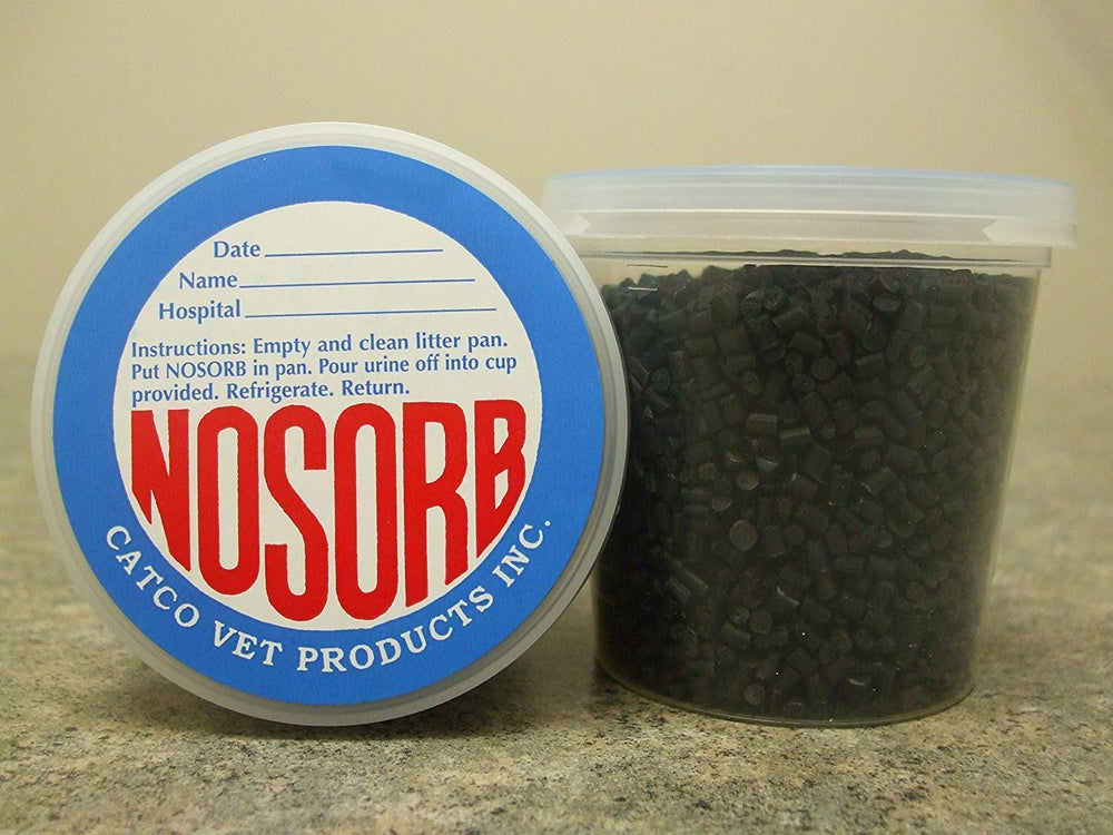 NOSORB cat litter urine-collection ease supports quick clinic testing.