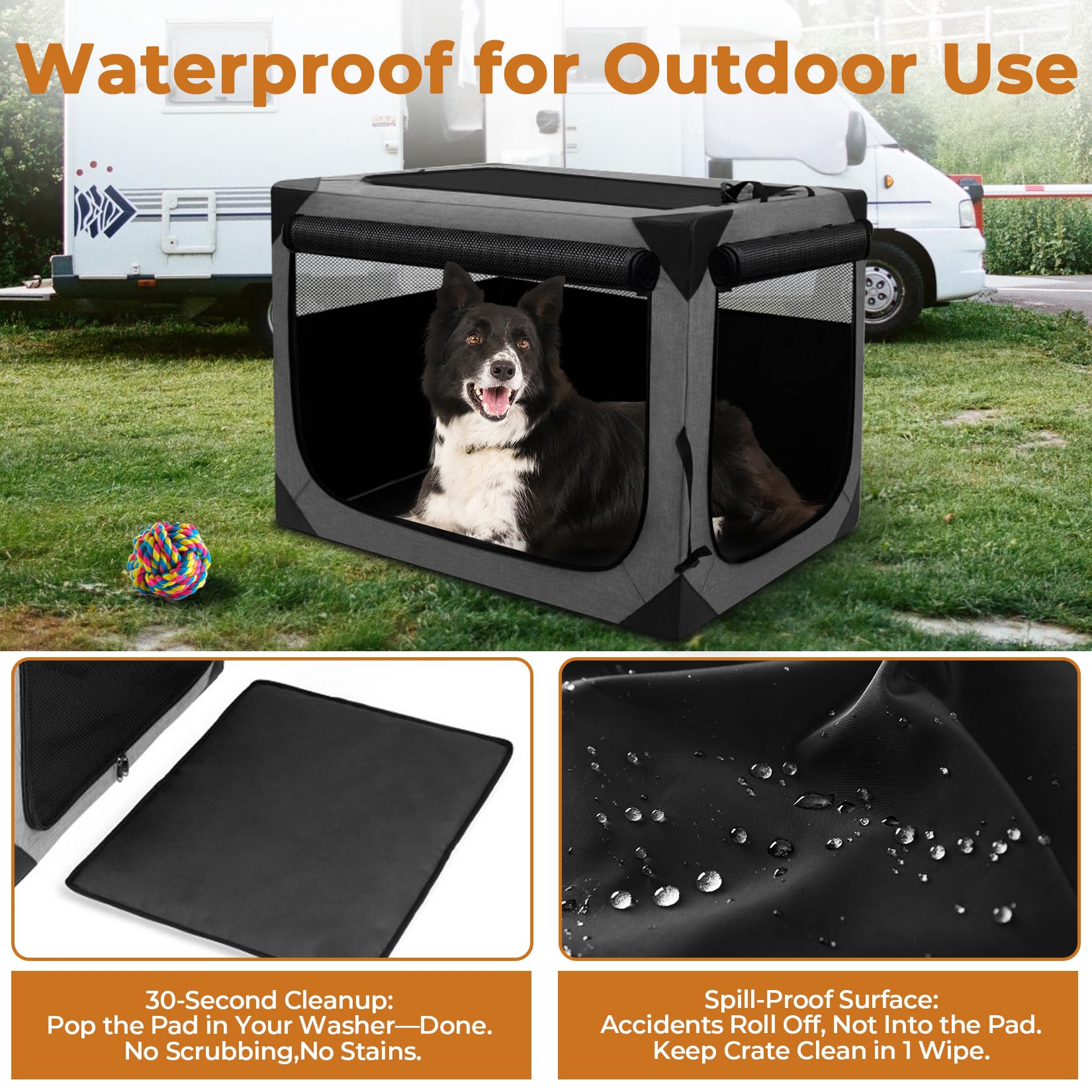Nottia orthopedic pad is machine-washable for cleanup.