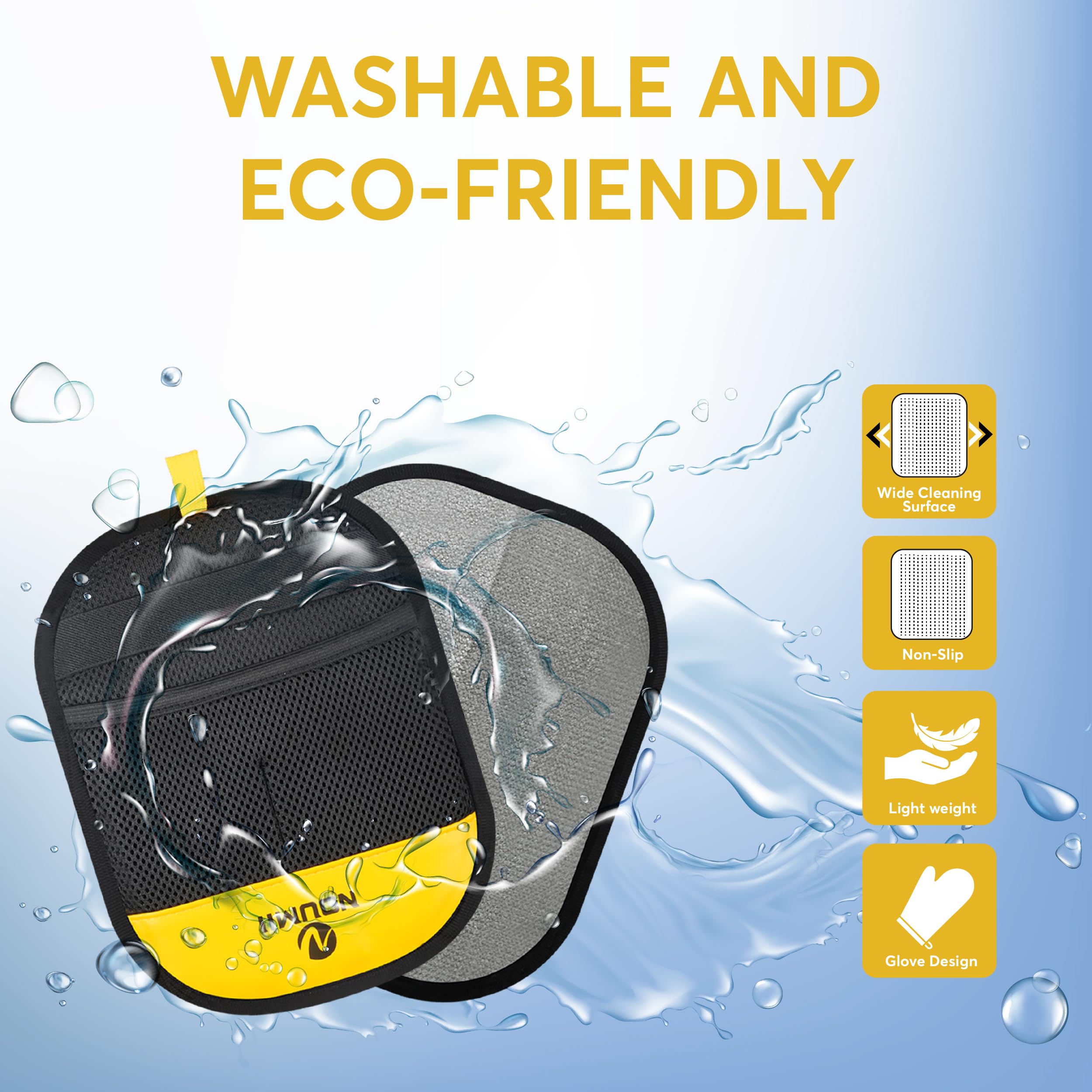 Noumii glove on car seats helps tidy the interior.