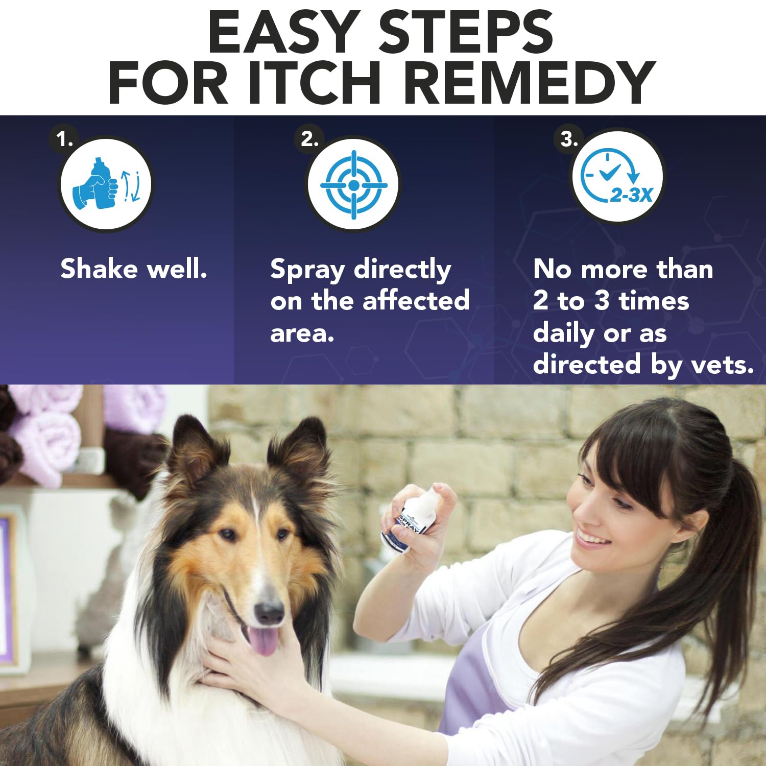 NOVEHA rapid itch relief spray delivers relief between baths