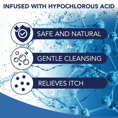 NOVEHA Pet Wound Spray liquid close-up showing HOCl-based formula.