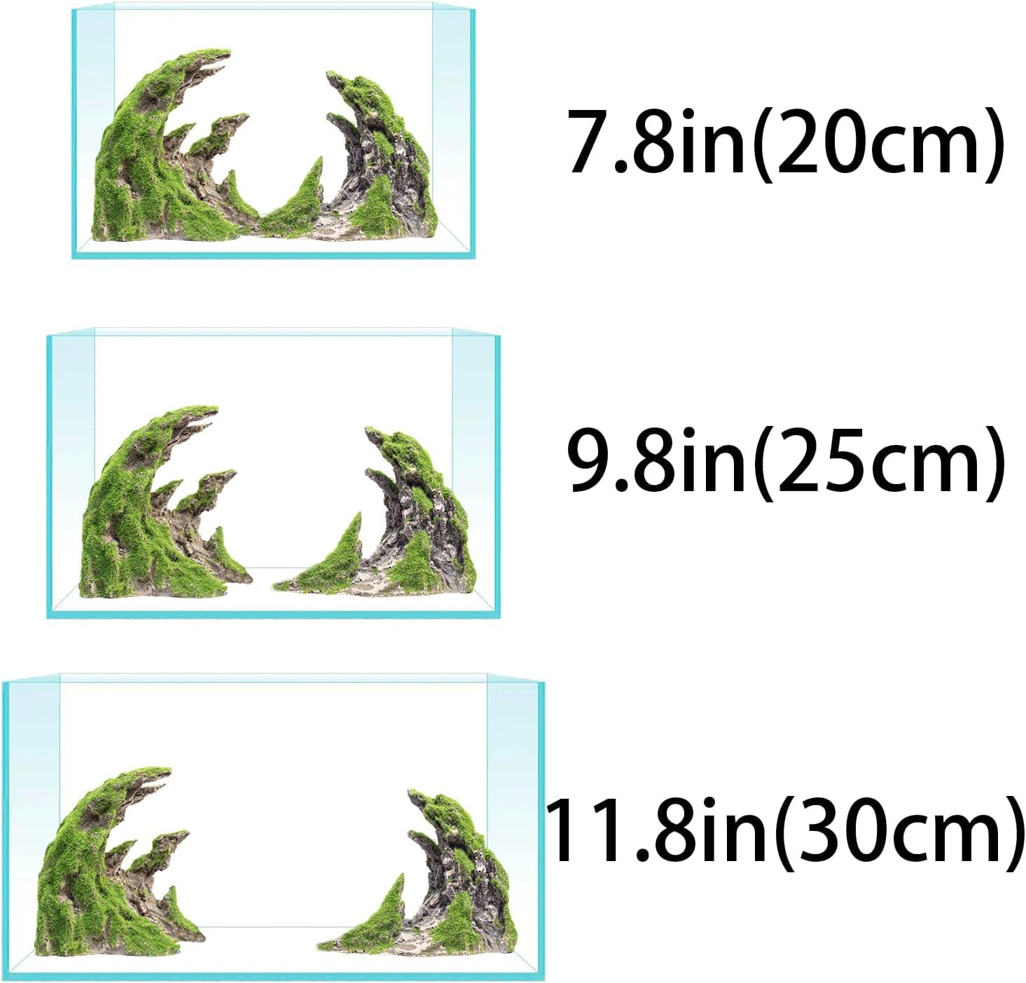 Novelsite fish-friendly materials ensure safe tank décor.