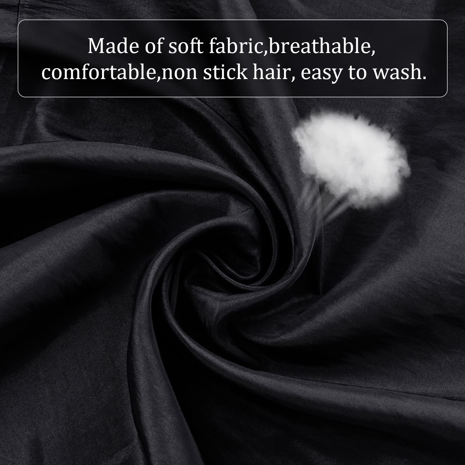 Noverlife fabric texture macro highlighting smooth surface and easy cleaning after messy jobs.