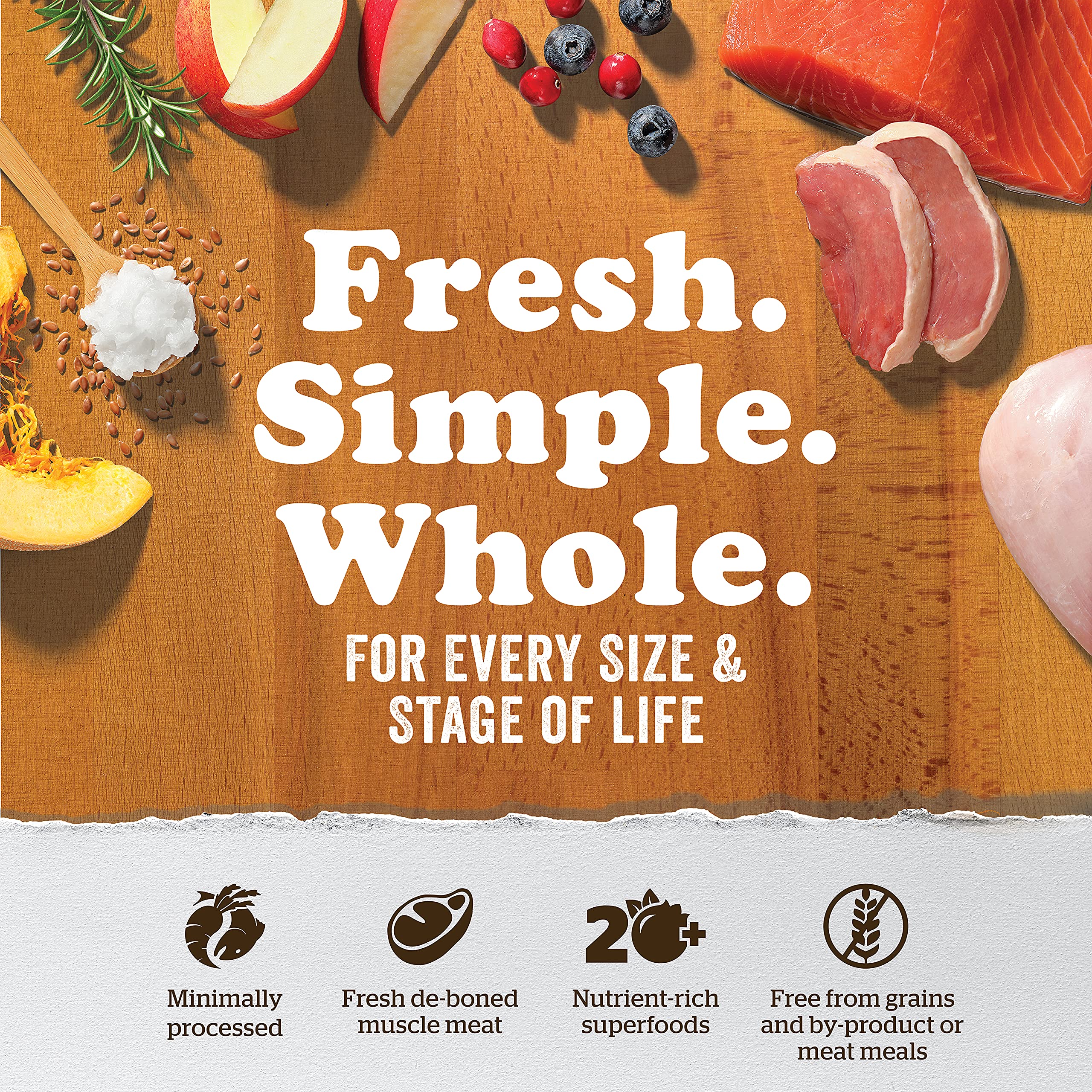 Now Fresh weight management banner featuring protein and fat balance.