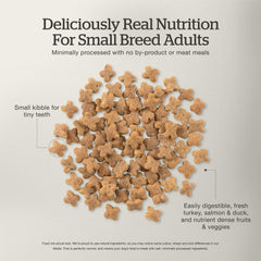 Now Fresh small breed dog bowl with kibble for tiny mouths.