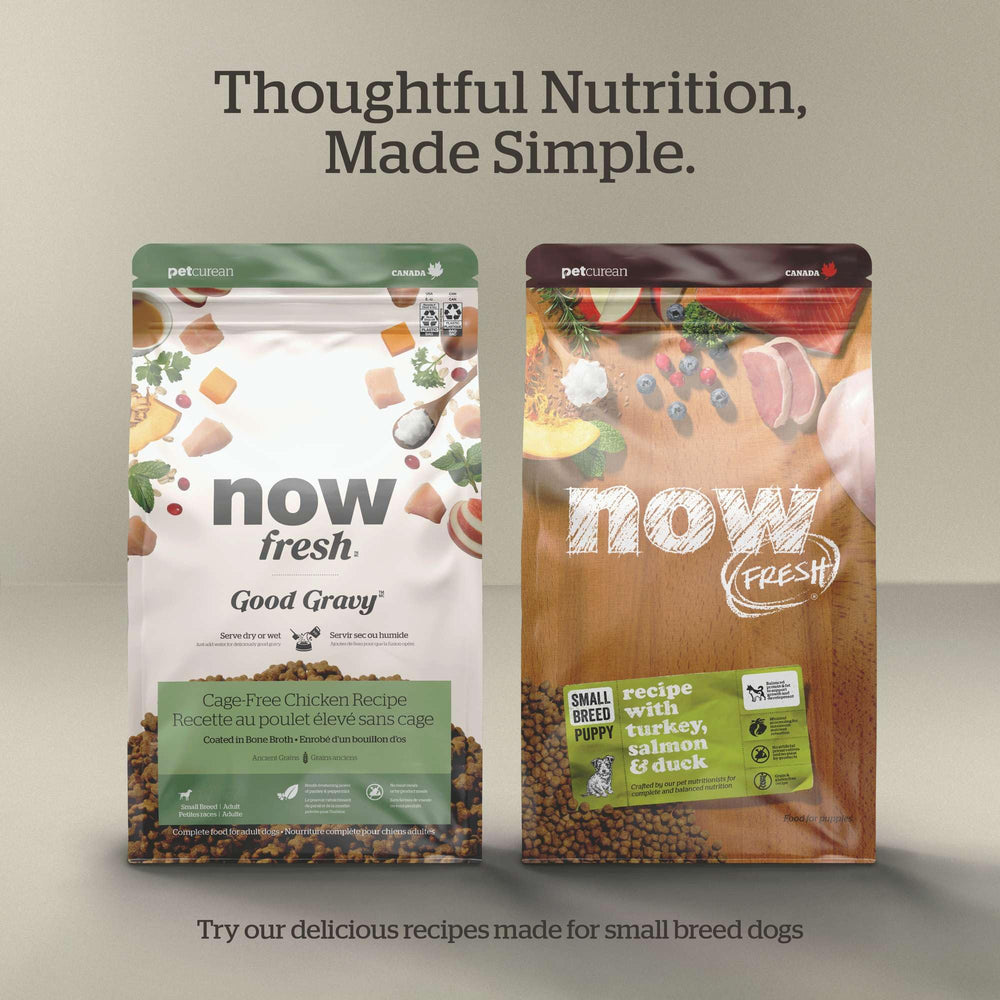 Glucosamine and chondroitin in Now Fresh senior formula for joint support