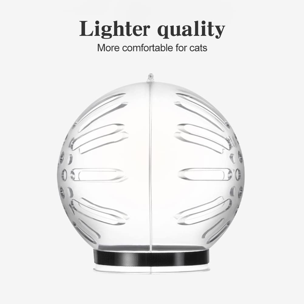 NOWHYX cat muzzle adjustable neck strap for secure, comfy fit