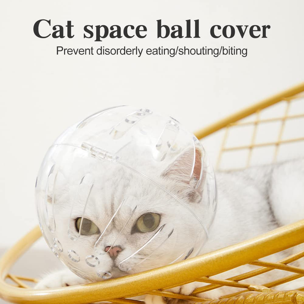 NOWHYX cat muzzle compact size fits most small cats and dogs